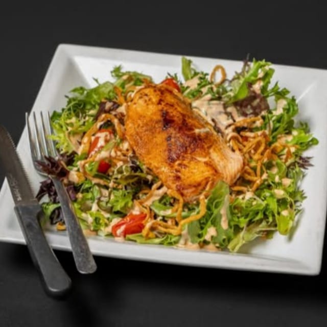 Blackened Salmon Salad.