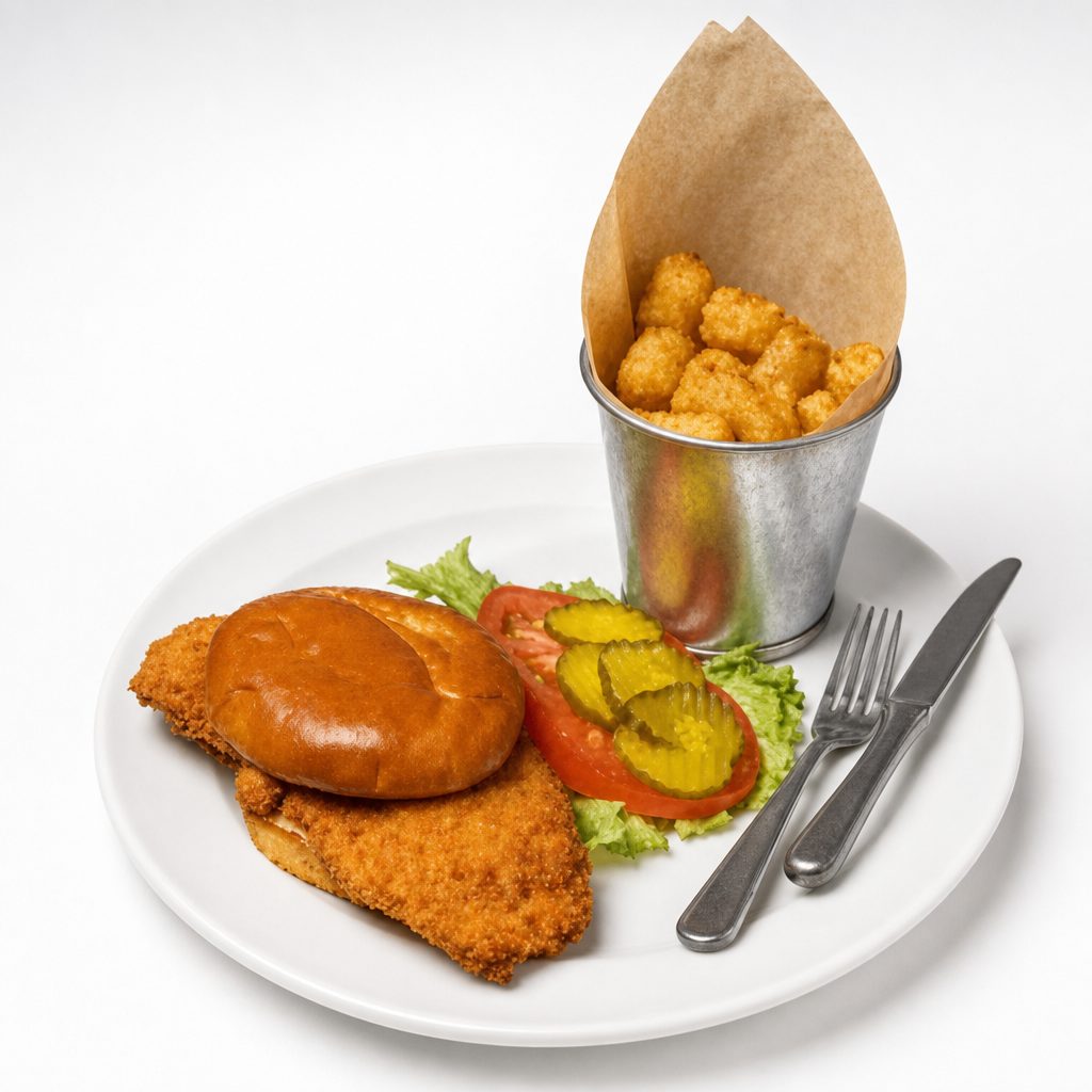 Pork Tenderloin Sandwich.