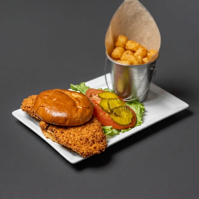 Pork Tenderloin Sandwich.